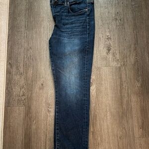 American Eagle Outfitters Men's Straight Jeans - Dark Blue Wash